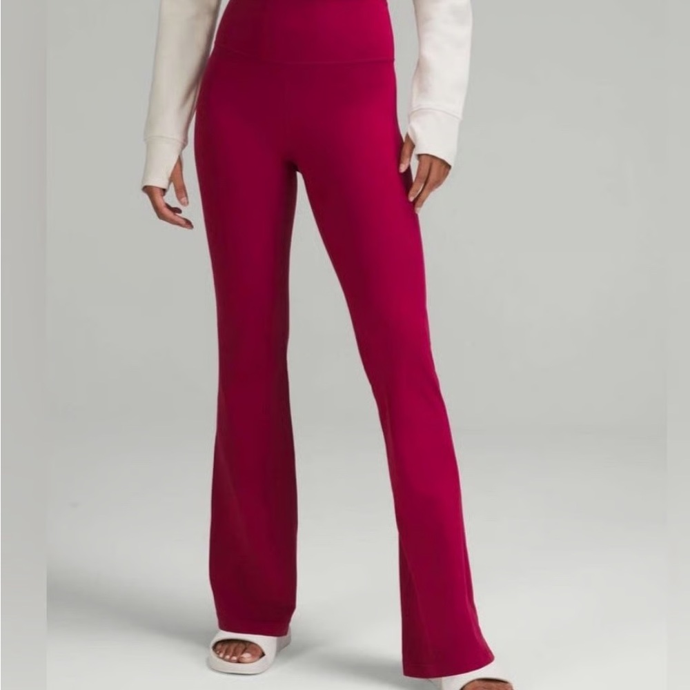 Pink Flare Yoga Pants